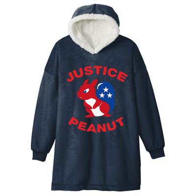 Justice Peanut Democrats Killed Peanut The Squirrel Monsters Hooded Wearable Blanket