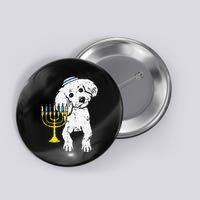 Jewish Poodle Dog Menorah Hanukkah Pajamas Chanukah PJs  Button