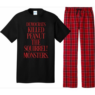 Justice Peanut Democrats Killed Peanut The Squirrel Monsters Pajama Set