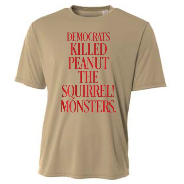 Justice Peanut Democrats Killed Peanut The Squirrel Monsters Cooling Performance Crew T-Shirt