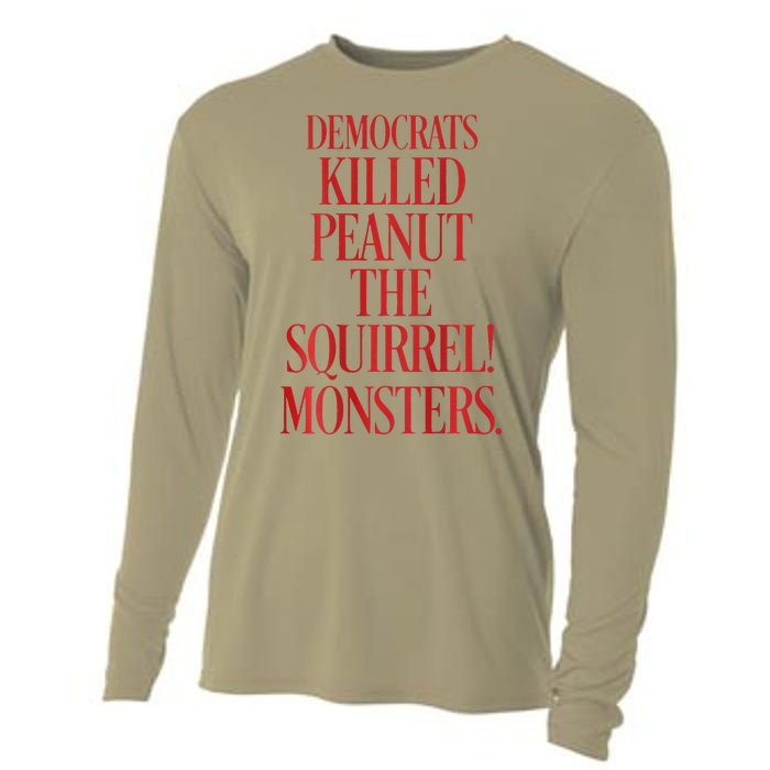 Justice Peanut Democrats Killed Peanut The Squirrel Monsters Cooling Performance Long Sleeve Crew