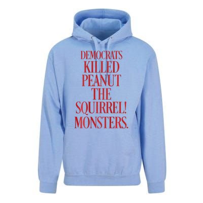 Justice Peanut Democrats Killed Peanut The Squirrel Monsters Unisex Surf Hoodie