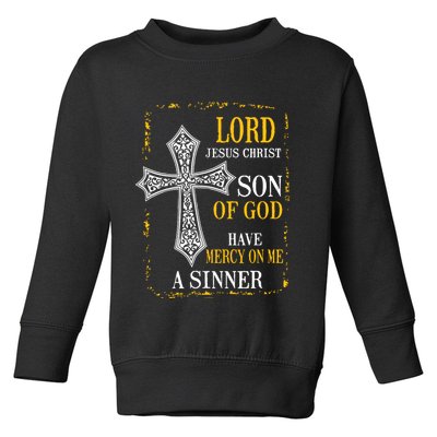 Jesus Prayer Eastern Orthodox Catholic Christian Faith Toddler Sweatshirt
