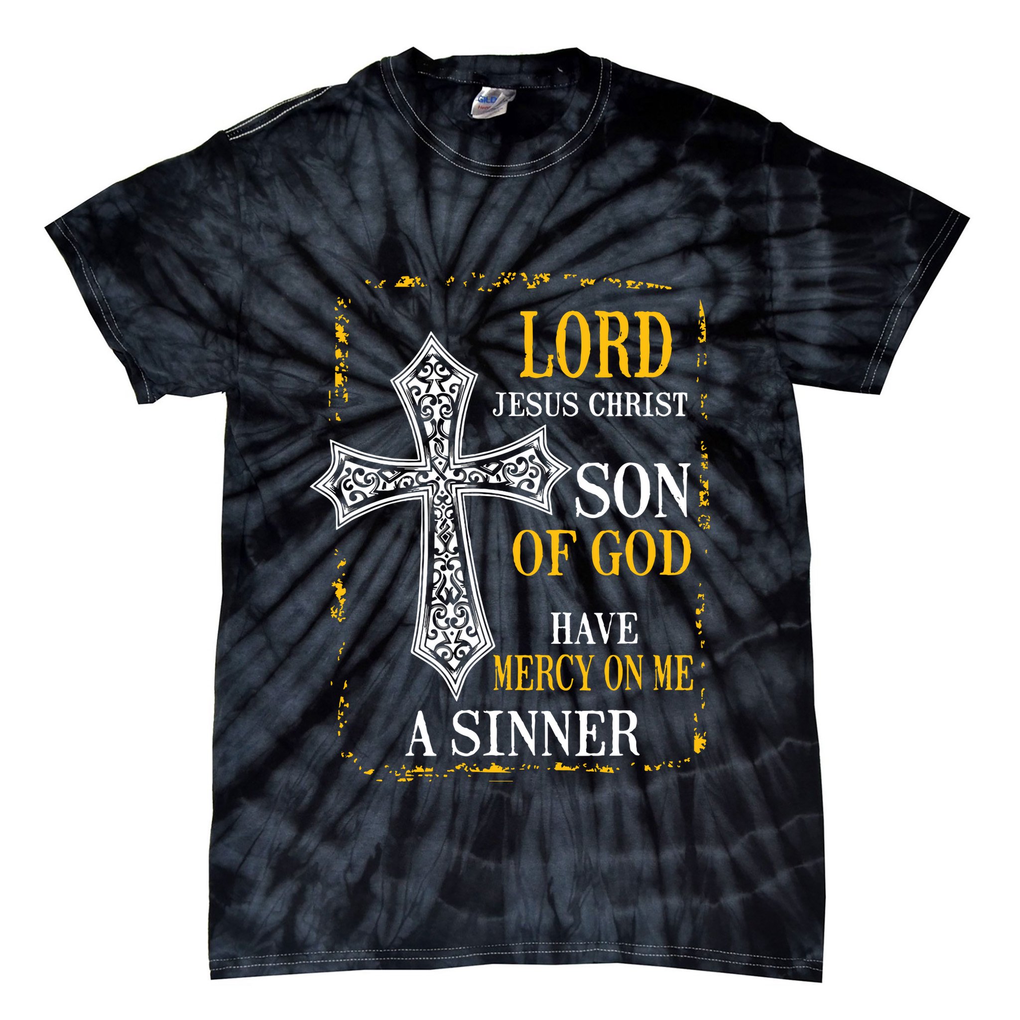 Jesus Prayer Eastern Orthodox Catholic Christian Faith Tie-Dye T-Shirt