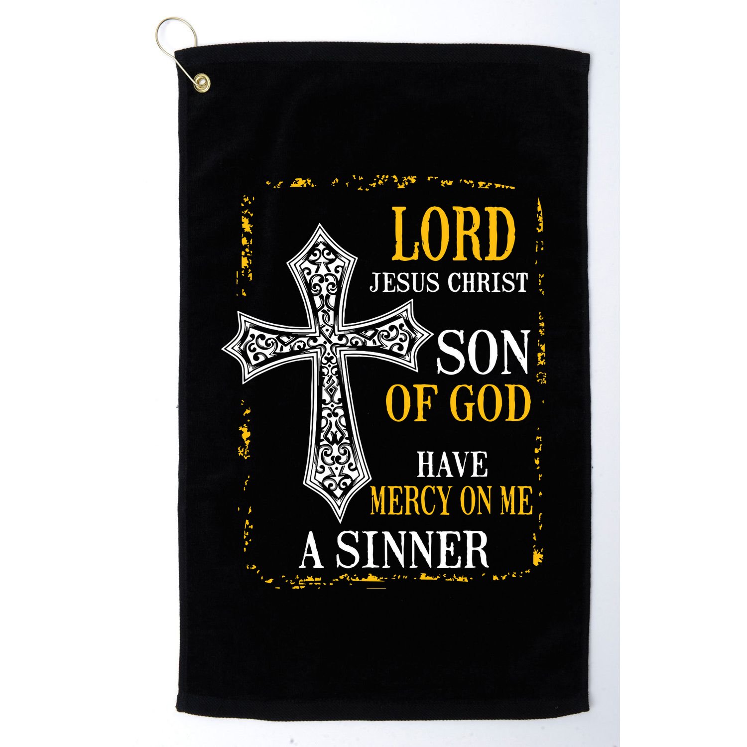 Jesus Prayer Eastern Orthodox Catholic Christian Faith Golf Towel