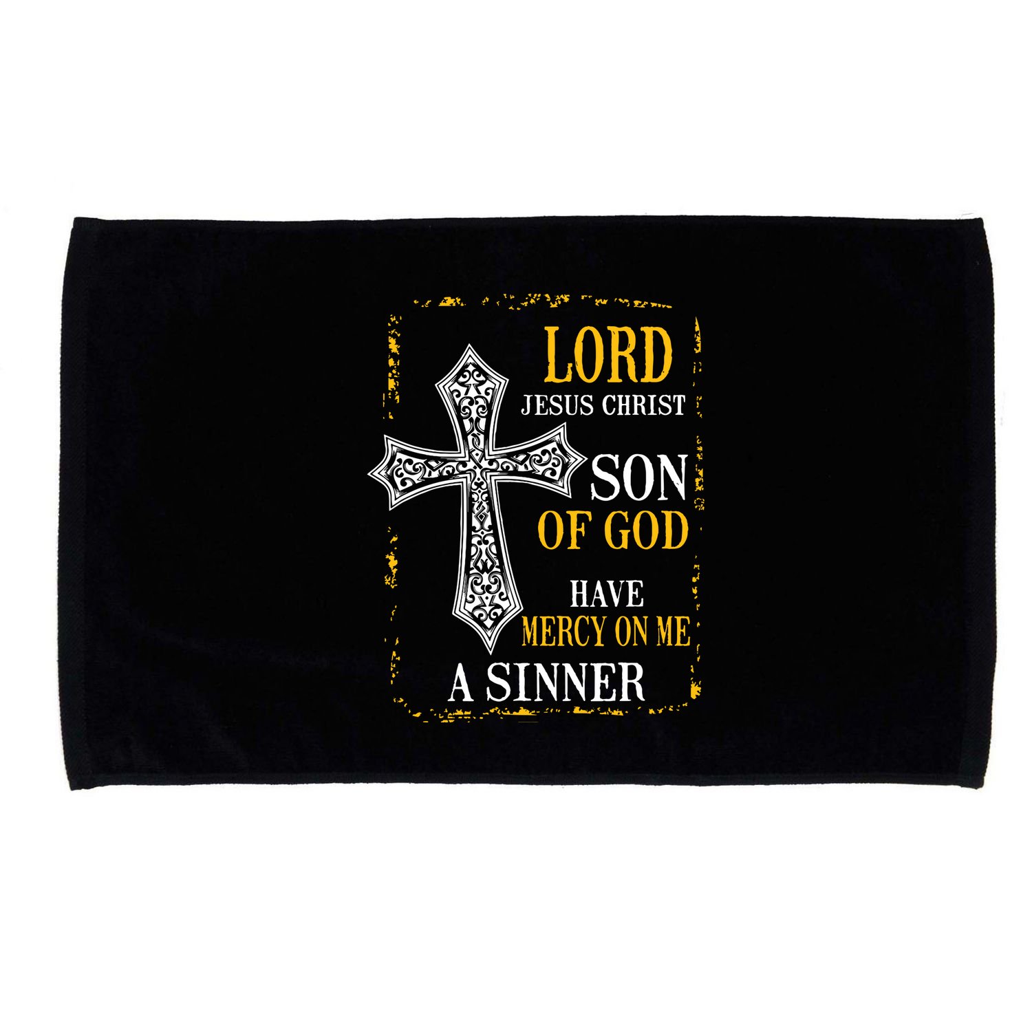 Jesus Prayer Eastern Orthodox Catholic Christian Faith Microfiber Hand Towel