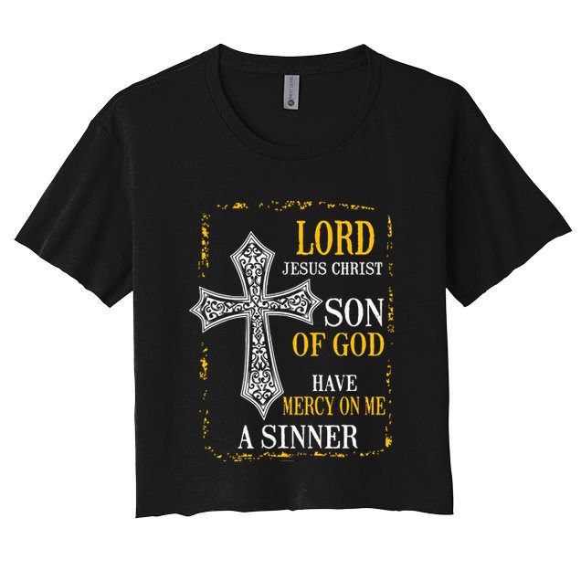 Jesus Prayer Eastern Orthodox Catholic Christian Faith Crop Top