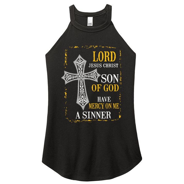 Jesus Prayer Eastern Orthodox Catholic Christian Faith Women's Perfect Tri Rocker Tank