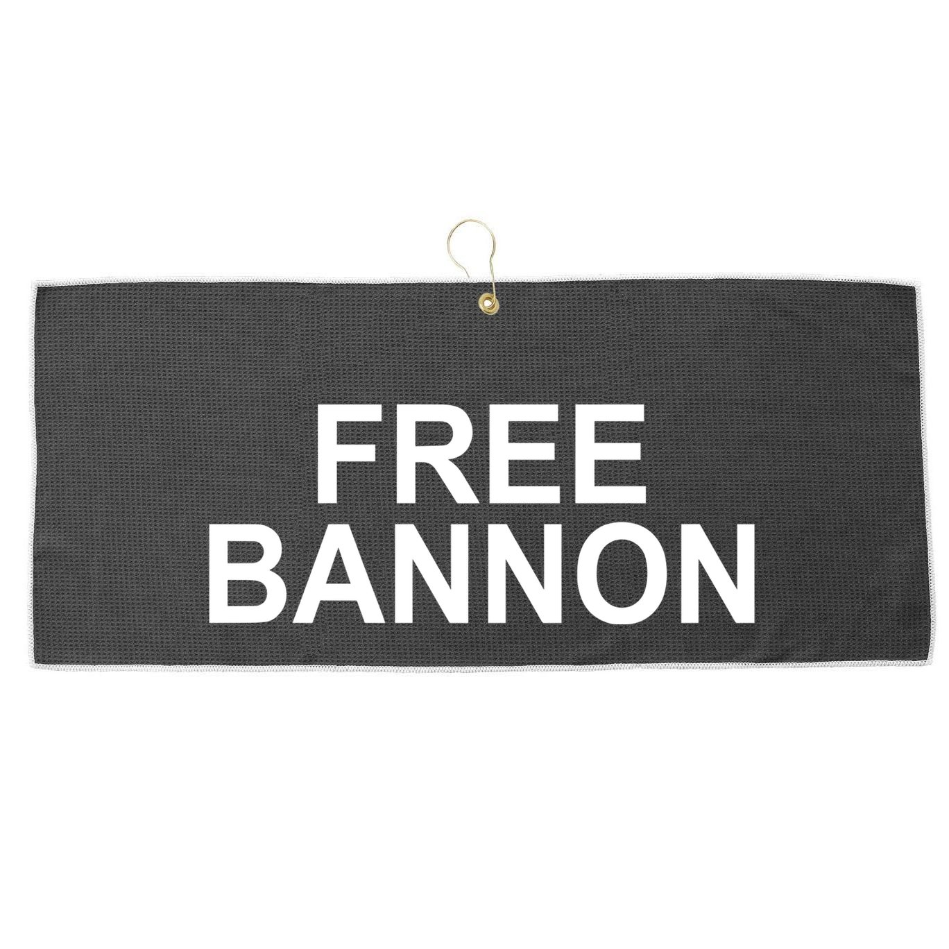 Jack Poso Free Bannon Large Microfiber Waffle Golf Towel
