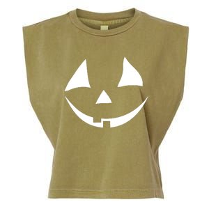 Jackolantern Pumpkin Face Funny Halloween Costume Halloween Costume Couple Garment-Dyed Women's Muscle Tee