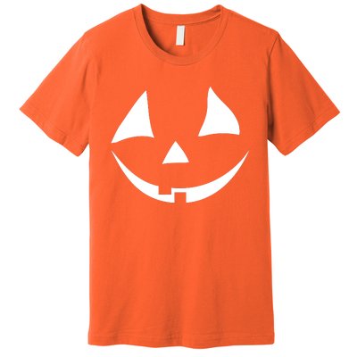 Jackolantern Pumpkin Face Funny Halloween Costume Halloween Costume Couple Premium T-Shirt