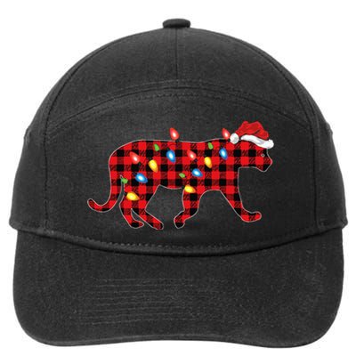 Jaguar Pajama Family Matching Group Christmas 7-Panel Snapback Hat