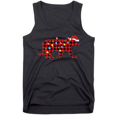 Jaguar Pajama Family Matching Group Christmas Tank Top