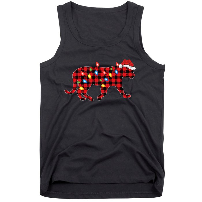 Jaguar Pajama Family Matching Group Christmas Tank Top