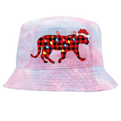 Jaguar Pajama Family Matching Group Christmas Tie-Dyed Bucket Hat