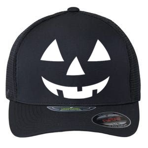 Jackolantern Pumpkin Face Halloween Costume Couple Funny Halloween Costume Flexfit Unipanel Trucker Cap