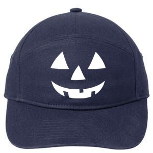 Jackolantern Pumpkin Face Halloween Costume Couple Funny Halloween Costume 7-Panel Snapback Hat