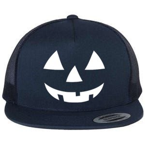 Jackolantern Pumpkin Face Halloween Costume Couple Funny Halloween Costume Flat Bill Trucker Hat