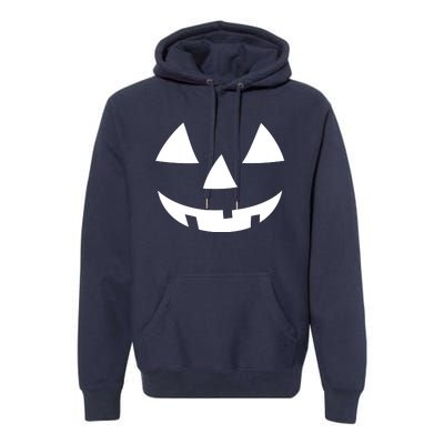 Jackolantern Pumpkin Face Halloween Costume Couple Funny Halloween Costume Premium Hoodie