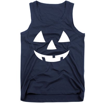 Jackolantern Pumpkin Face Halloween Costume Couple Funny Halloween Costume Tank Top