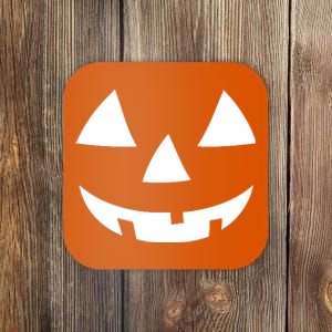 Jackolantern Pumpkin Face Halloween Costume Couple Funny Halloween Costume Coaster