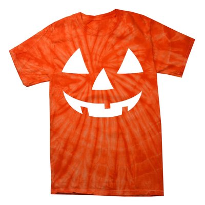 Jackolantern Pumpkin Face Halloween Costume Couple Funny Halloween Costume Tie-Dye T-Shirt