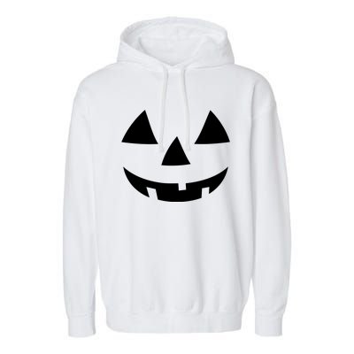 Jackolantern Pumpkin Face Halloween Costume Couple Funny Halloween Costume Garment-Dyed Fleece Hoodie