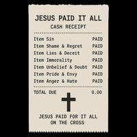 Jesus Paid For It All Jesus Receipt City Backpack
