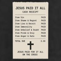 Jesus Paid For It All Jesus Receipt Adult Drive Performance Visor