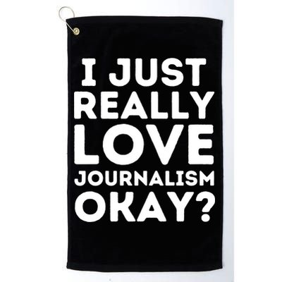 Journalism Professor Funny Journalism Student Journalist Gift Golf Towel