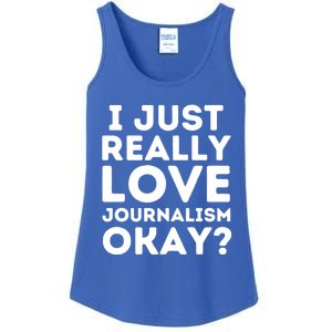 Journalism Professor Funny Journalism Student Journalist Gift Ladies Essential Tank