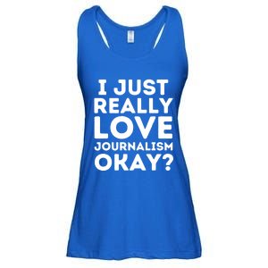 Journalism Professor Funny Journalism Student Journalist Gift Ladies Essential Flowy Tank