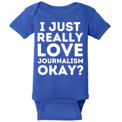 Journalism Professor Funny Journalism Student Journalist Gift Baby Bodysuit