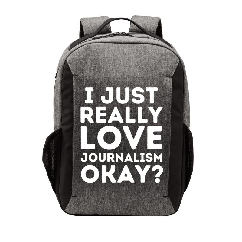 Journalism Professor Funny Journalism Student Journalist Gift Vector Backpack