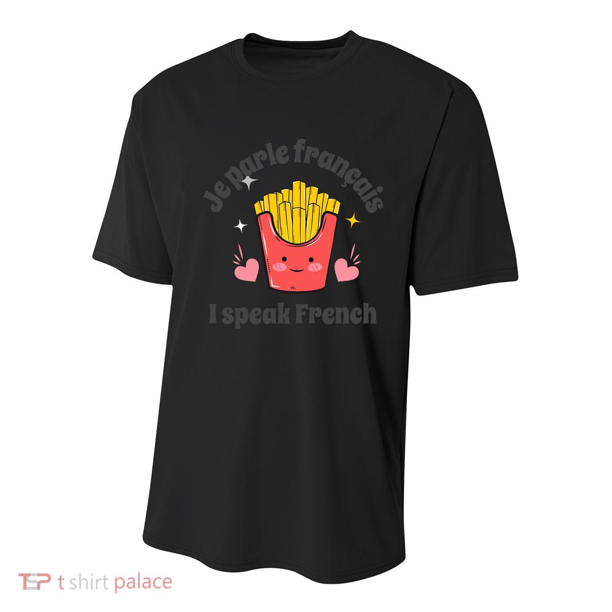 Je Parle Francais I Speak French French Speakers Learners Gift Youth Performance Sprint T-Shirt
