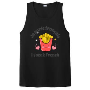 Je Parle Francais I Speak French French Speakers Learners Gift PosiCharge Competitor Tank