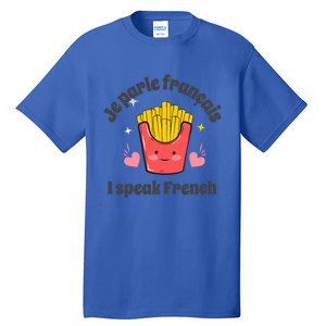 Je Parle Francais I Speak French French Speakers Learners Gift Tall T-Shirt