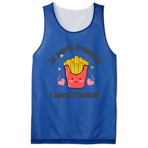 Je Parle Francais I Speak French French Speakers Learners Gift Mesh Reversible Basketball Jersey Tank