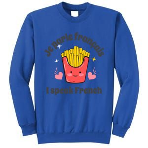 Je Parle Francais I Speak French French Speakers Learners Gift Tall Sweatshirt