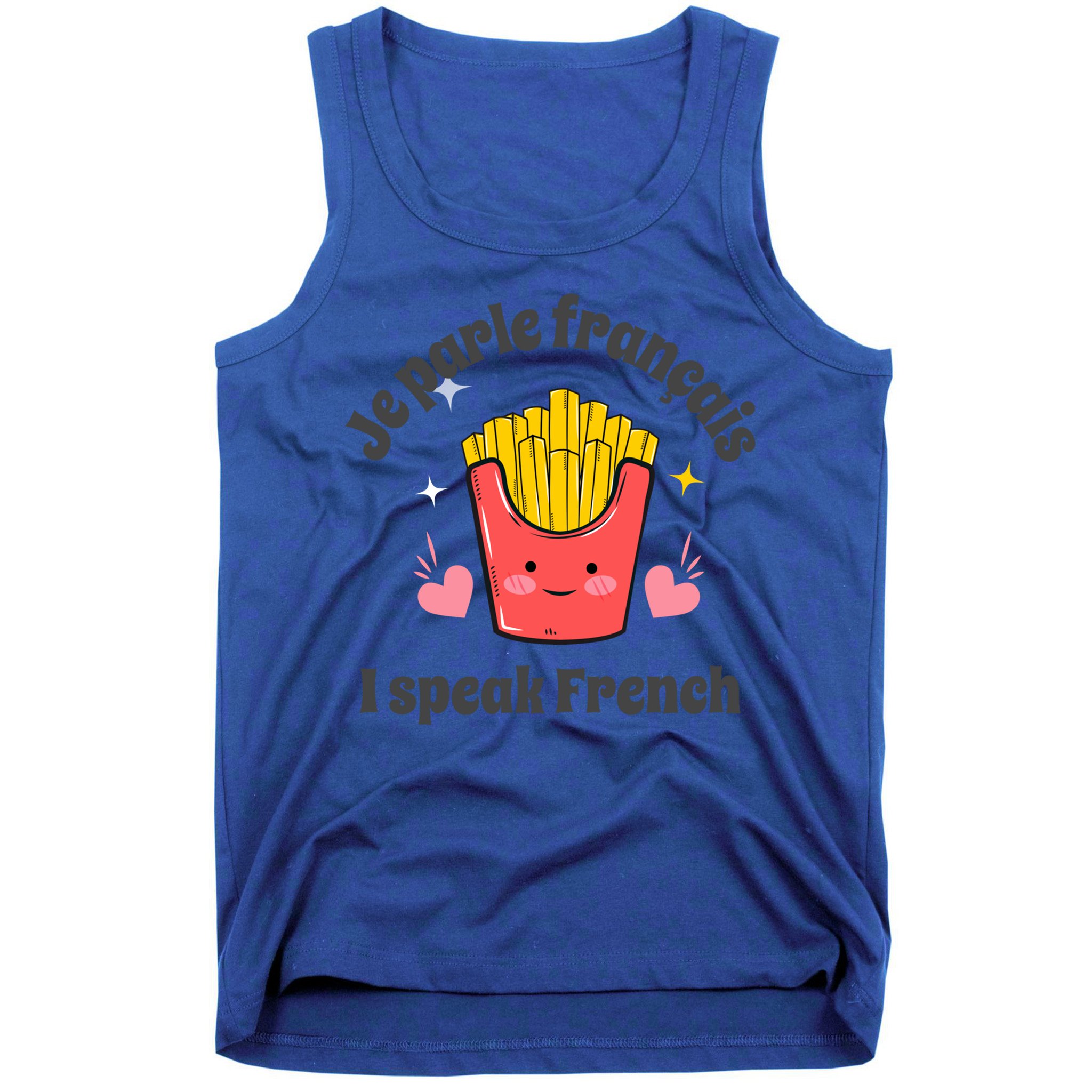 Je Parle Francais I Speak French French Speakers Learners Gift Tank Top