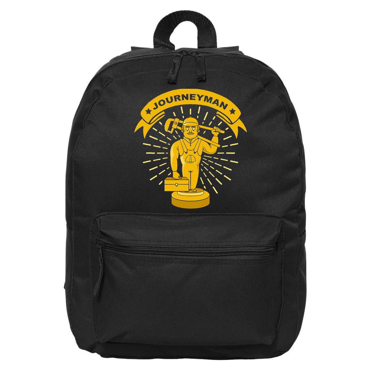Journeyman Plumber Gift Trophy Statue Plumbing 16 in Basic Backpack