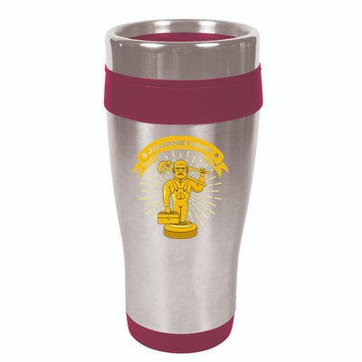Journeyman Plumber Gift Trophy Statue Plumbing 16oz Travel Tumbler