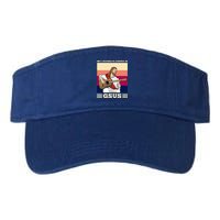 Jesus Playing Guitar Design My Favorite Chord Is Gsus Funny Gift Valucap Bio-Washed Visor