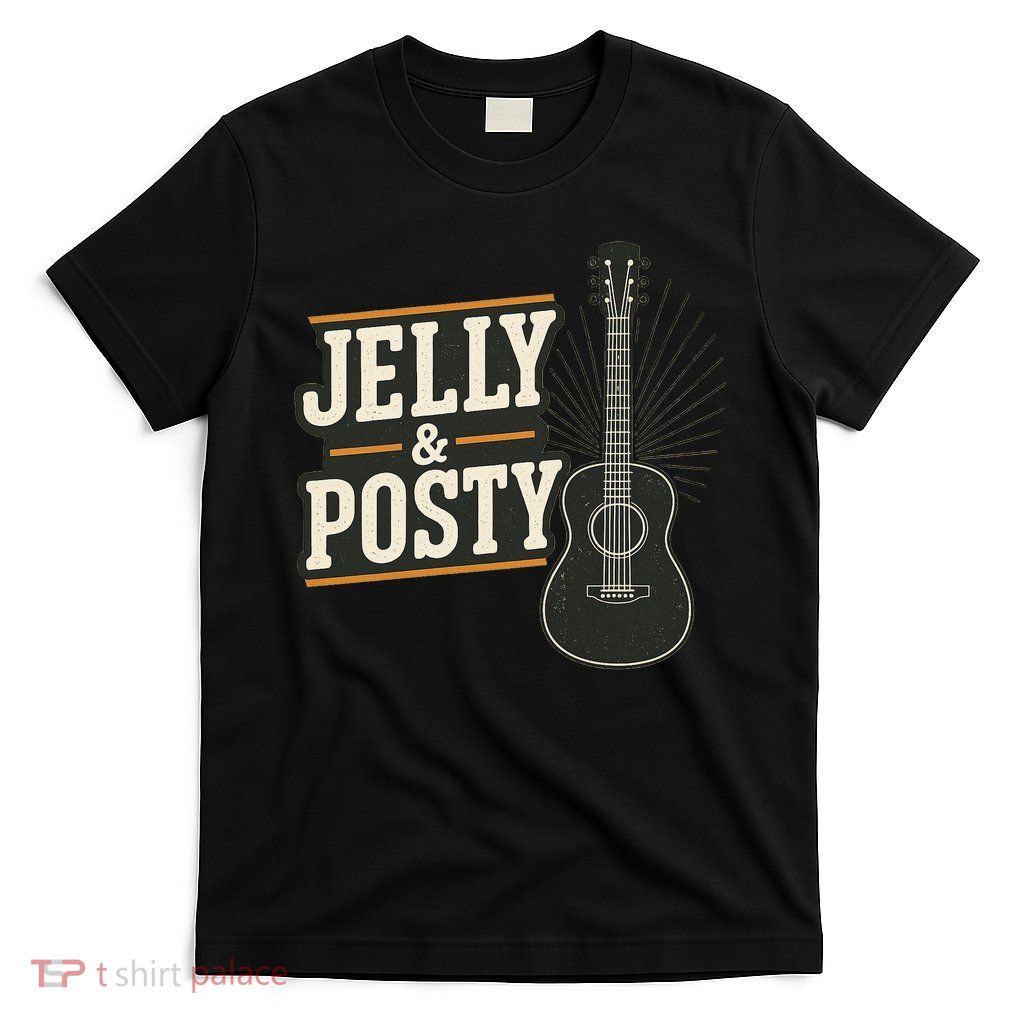 Jelly & Posty Guitar Music T-Shirt