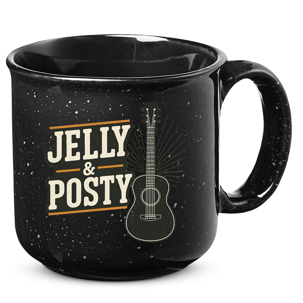 Jelly & Posty Guitar Music 15oz Campfire Ceramic Mug