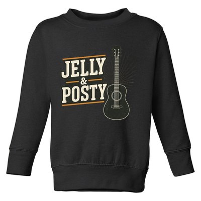 Jelly & Posty Guitar Music Toddler Sweatshirt