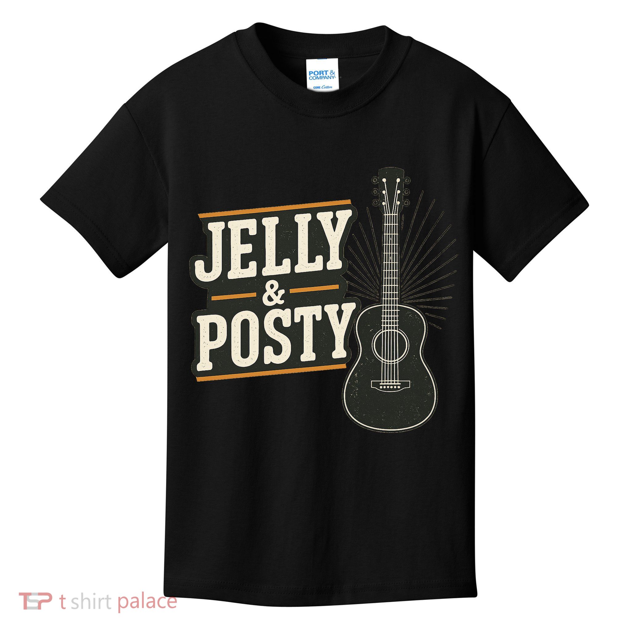 Jelly & Posty Guitar Music Kids T-Shirt