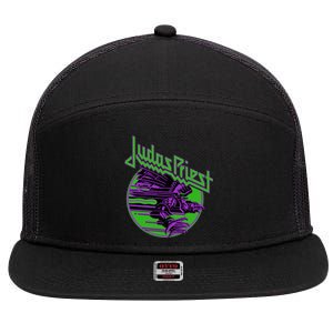 J.U.D.A.S. Priest – Halloween Eagle 7 Panel Mesh Trucker Snapback Hat