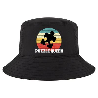 Jigsaw Puzzle Hobby Queen Gift Retro Sunset Cute Gift Cool Comfort Performance Bucket Hat