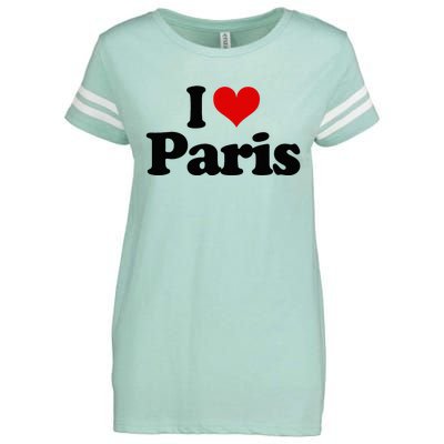 JAime Paris Heart I Love Heart Paris Enza Ladies Jersey Football T-Shirt